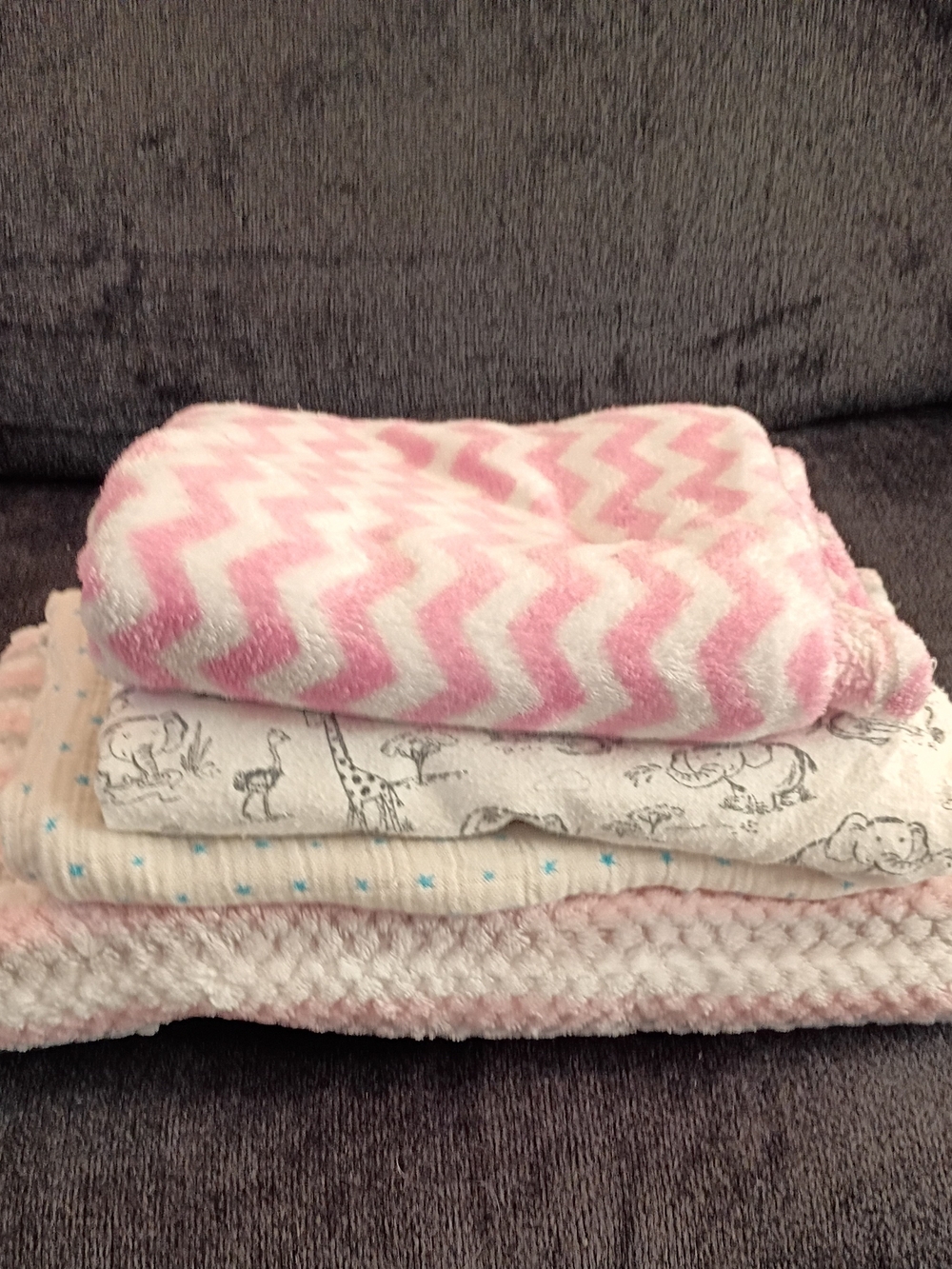Bundle Of 4 Baby Blankets